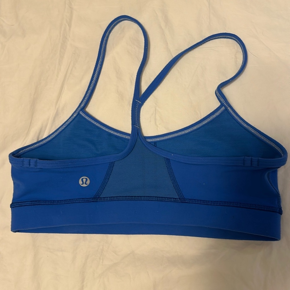 Lululemon Flow Y bra size blue size 6 luon